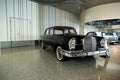 Interior of the Mercedes Benz Museum in Stuttgart. Royalty Free Stock Photo