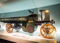 Interior of the Mercedes Benz Museum in Stuttgart. Royalty Free Stock Photo