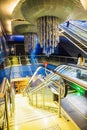 Interior metro station in Dubai UAE Royalty Free Stock Photo