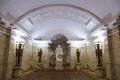 The interior of the metro stations Pushkinskaya, Saint Petersburg Royalty Free Stock Photo