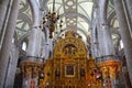 Interior of the metropolitan cathedral mexico city I Royalty Free Stock Photo