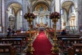 Interior of Metropolitan Cathedral in Mexico City, Latin America Royalty Free Stock Photo