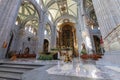 Interior of Metropolitan Cathedral in Mexico City, Latin America Royalty Free Stock Photo