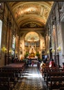 Interior of the Metropolitan Cathedral of Santiago, Chile