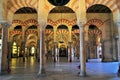 Interior of the Mezquita Cathedral Mosque, Cordoba, Andalucia, Spain