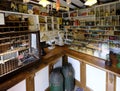 Interior of a mid 1900s sub post office and grocery store Royalty Free Stock Photo
