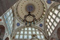 Interior of Mihrimah Sultan Mosque in Istanbul