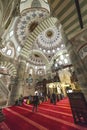 Interior of Mihrimah Sultan Mosque by Mimar Sinan in Uskudar