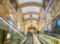 Interior of the Milano Centrale train station. Milan, Lombardy, Italy