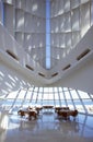 Interior of the Milwaukee Art Museum on Lake Michigan, Milwaukee, WI Royalty Free Stock Photo