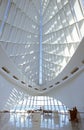 Interior of the Milwaukee Art Museum on Lake Michigan, Milwaukee, WI Royalty Free Stock Photo