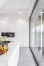Interior of minimalistic kitchen