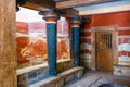 Interior of the of Minoan palace of Knosos, Crete