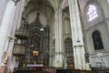 Interior of the Minorite Church Minoritenkirche in Vienna, Austria. January 2022 Royalty Free Stock Photo