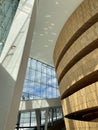 Interior in modern architecture of Oslo opera house Royalty Free Stock Photo