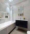 Modern interior. Bathroom Royalty Free Stock Photo