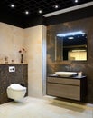 Modern interior. Bathroom Royalty Free Stock Photo