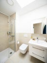 Interior of a modern bathroom Royalty Free Stock Photo