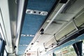 Interior of a modern bus Royalty Free Stock Photo