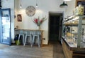 Interior of modern cafe