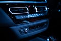 Interior of a modern car, Car Air Conditioner Royalty Free Stock Photo