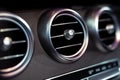 Interior of a modern car, Car Air Conditioner Royalty Free Stock Photo