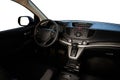 Interior of  modern car dashboard Royalty Free Stock Photo