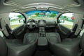 Interior of a modern car Royalty Free Stock Photo