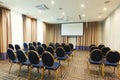 Interior of modern conference hall in hotel Royalty Free Stock Photo