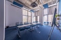 Interior of modern conference room. Modern college study room. Clean office, lecture room Royalty Free Stock Photo