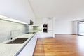 Interior modern empty flat, apartment Royalty Free Stock Photo