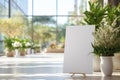 Interior of modern entrance hall in modern office building, business center Royalty Free Stock Photo