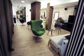 Interior of modern hair salon Royalty Free Stock Photo