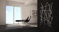 Interior modern home design Royalty Free Stock Photo