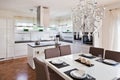 Interior of modern house kitchen Royalty Free Stock Photo