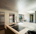 Interior modern house, kitchen Royalty Free Stock Photo