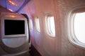 Interior of jet Aircraft