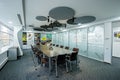 Interior of a modern office. Office interior - modern empty open space office Royalty Free Stock Photo