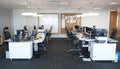 Interior Of Modern Open Plan Office With No People Royalty Free Stock Photo