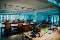 Interior Of Modern Open Plan Office With No People Royalty Free Stock Photo