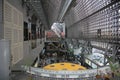 The interior of the modern railway station in Kyoto Royalty Free Stock Photo