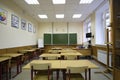 Interior of a modern school classroom