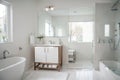 Interior of modern stylish bathroom