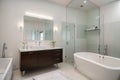 Interior of modern stylish bathroom