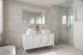 Interior of modern stylish bathroom