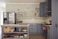Interior of kitchen area in a country style home Royalty Free Stock Photo