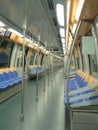 Interior of a modern train