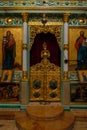 The interior of the Monastery Deir Hijleh - Monastery of Gerasim of Jordan, in the Palestinian Authority, in Israel