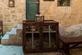 The interior of the monastery of Gerasim Jordanian - Deir Hijleh - in the Judean desert near the city of Jericho in Israel