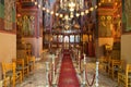 Interior of the Monastery of Panagia Kalyviani on July 25 in Heraklion on Crete, Greece. The Monastery of